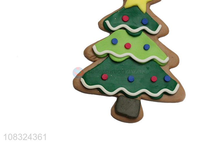 Good price clay Christmas ornaments Christmas tree hanging decor