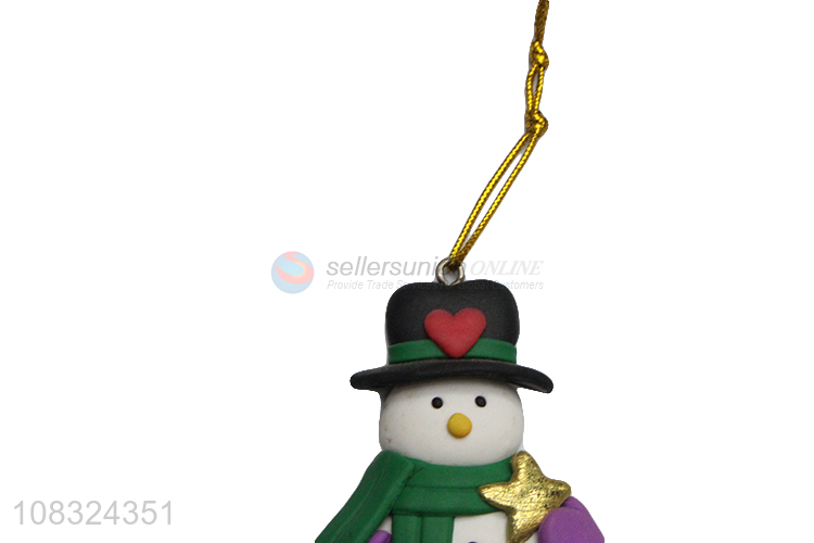 New arrival holiday clay ornament Christmas hanging decoration