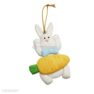 Wholesale small Easter ornaments polymer clay hanging ornaments