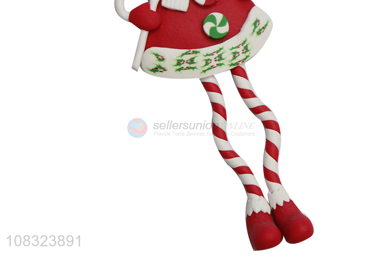 Popular design Christmas clay ornaments for Xmas tree decoration