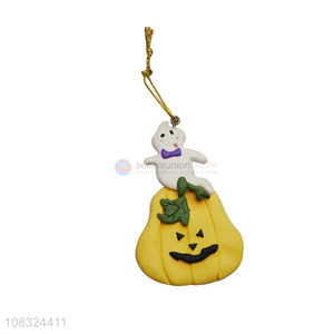Hot selling Halloween decorations hanging clay figurine ornaments
