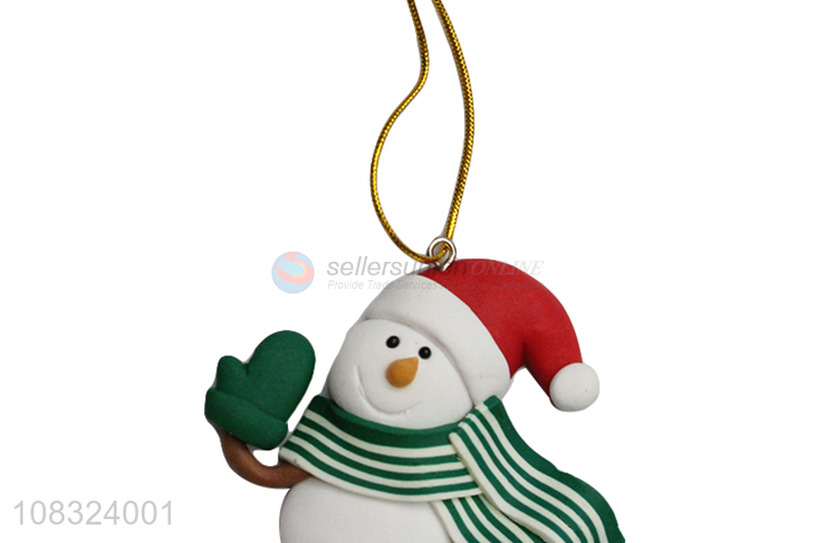 Wholesale Christmas tree hanging ornaments cute clay ornaments