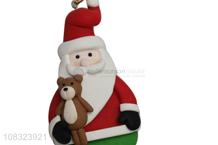 Online wholesale Xmas hanging ornaments clay figurine ornaments