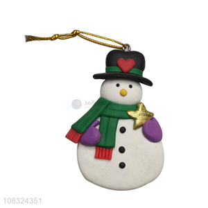 New arrival holiday clay ornament Christmas hanging decoration