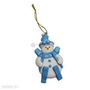 Hot selling Christmas clay ornaments hanging tree decorations