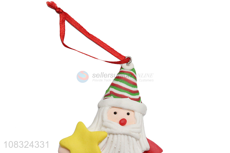 Bottom price hanging Christmas decoration polymer clay ornaments