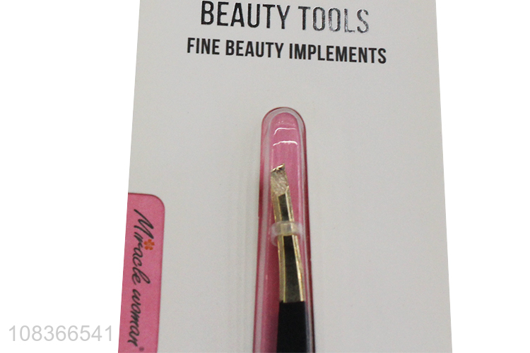 Low price ladies beauty eyebrow tweezers eyebrow clip wholesale