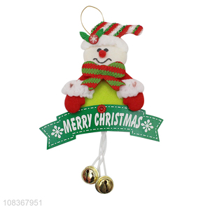 China factory snowman holiday christmas hanging pendant for sale