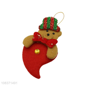 Yiwu wholesale cute Christmas pendant holiday hanging ornaments