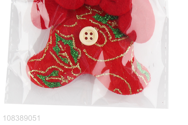 Cute Christmas Elk Non-Woven Hanging Ornament For Christmas
