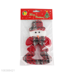 Cute Snowman Design Christmas Non-Woven Crafts Hanging Ornaments