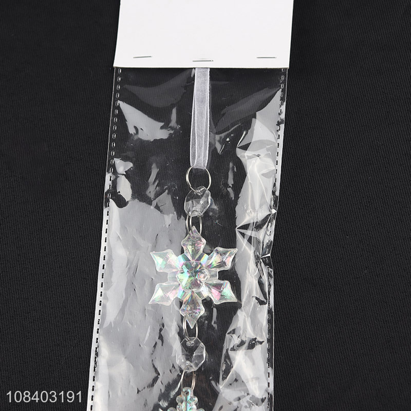 China products transparent snowflakes shape hanging ornaments