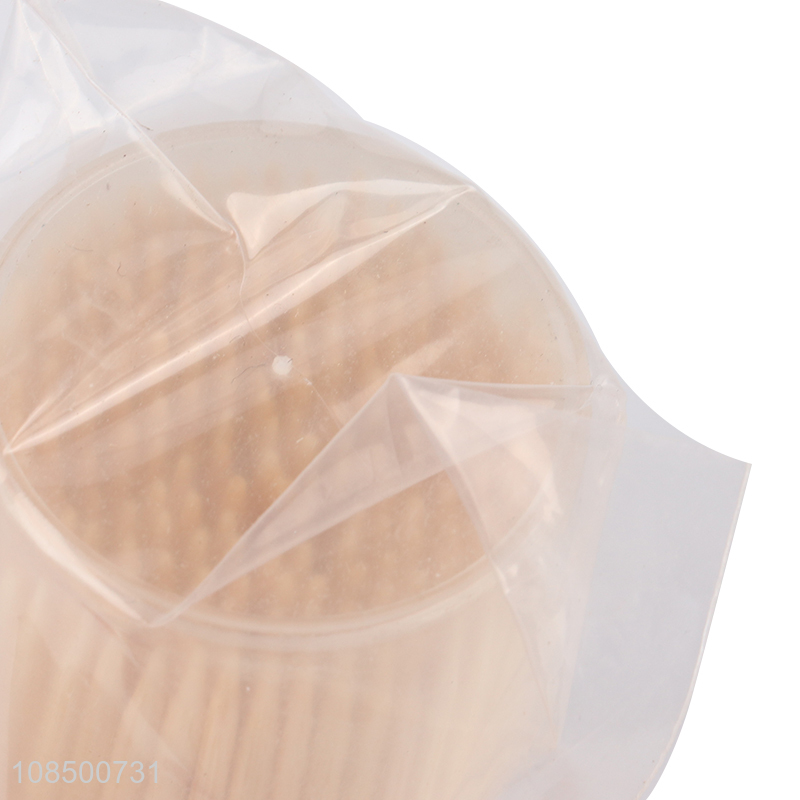 Wholesale 200pcs natural bamboo toothpicks single-pointed toothpicks