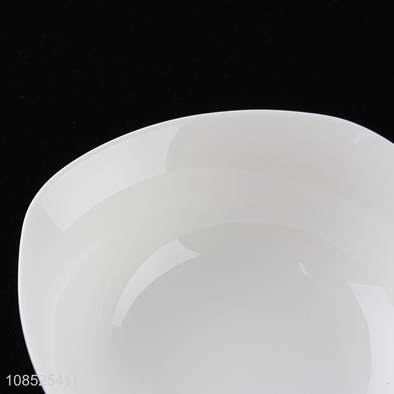 Most popular white home restaurant ceramic tableware plate