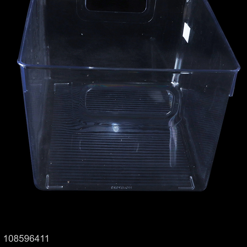Wholesale plastic refrigerator organizer bin for wine and beer