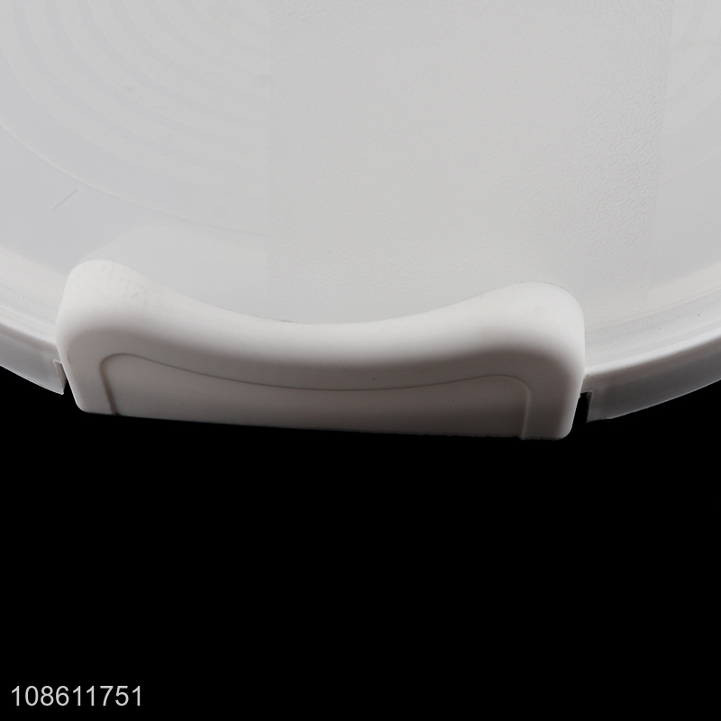 High quality airtight plastic cake carrier cake stand with handle