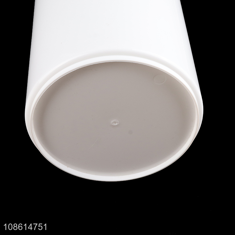 Good selling plastic mini waste bin with bamboo lid