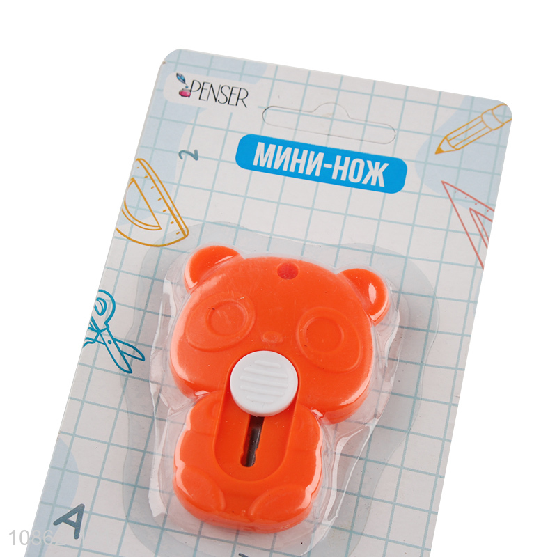 Best selling cartoon students safety art knife wholesale