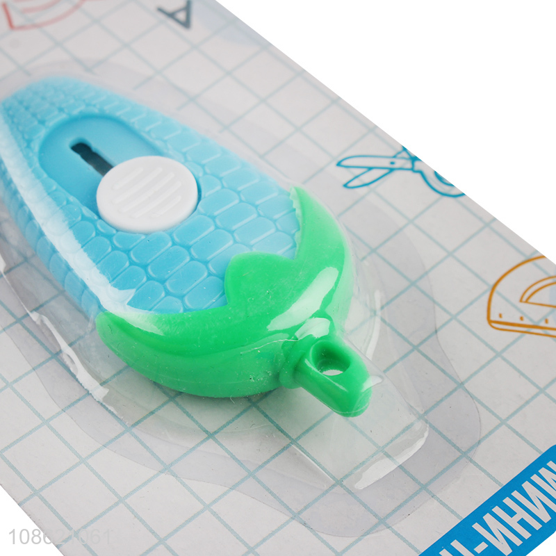 Hot products corn shape students stationery art knife