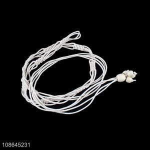 Top quality woven decorative <em>belt</em> women casual <em>belt</em> for sale