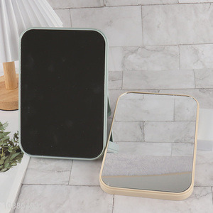Factory price rectangular desktop <em>makeup</em> <em>mirror</em> standing cosmetic <em>mirror</em>