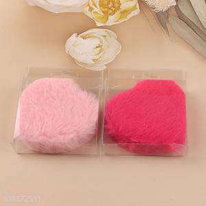 High quality fluffy double sided <em>makeup</em> <em>mirror</em> foldable compact <em>mirror</em>
