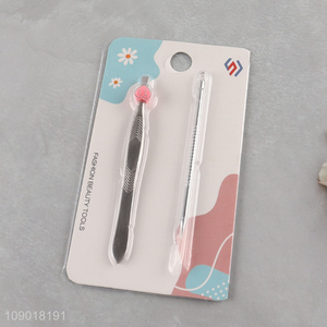 Good Quality Makeup Tools Set with <em>Eyebrow</em> <em>Tweezer</em> and Blackhead Remover Tool