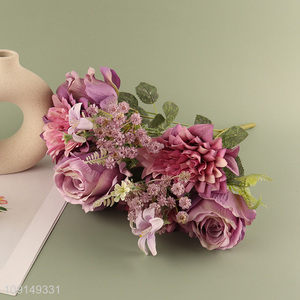 High Quality <em>Artificial</em> <em>Flower</em> Fake Bouquet Realistic Faux <em>Flower</em> Bouquet