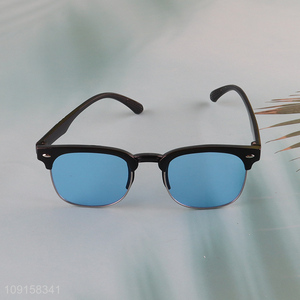 Factory wholesale fashion kids eye protection plastic <em>sunglasses</em>