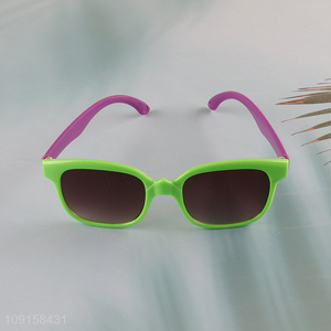 Factory price plastic fashion children <em>sunglasses</em> summer glasses