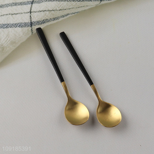 New arrival 6pcs stainless steel tableware <em>spoon</em> cutlery set for sale