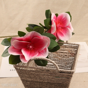 High Quality 2 Heads <em>Artificial</em> <em>Flower</em> Bouquet Fake <em>Flower</em> for Home Decor