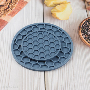 Top selling silicone round kitchen heat <em>pad</em> <em>pot</em> <em>pad</em> wholesale