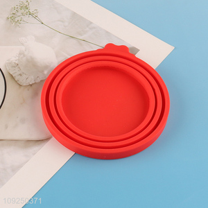 Online Wholesale Silicone <em>Pet</em> Food Can Cover Silicone <em>Dog</em> Cat Food Can Lid