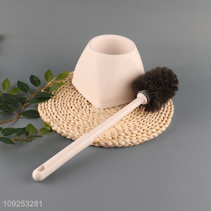 New Arrival Cheap Toilet <em>Bowl</em> Brush and Holder Set Bathroom Accessories