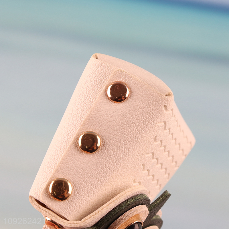 High Quality Owl Keychain Coin Purse PU Leather Bag Charm Purse Handbag Pendant
