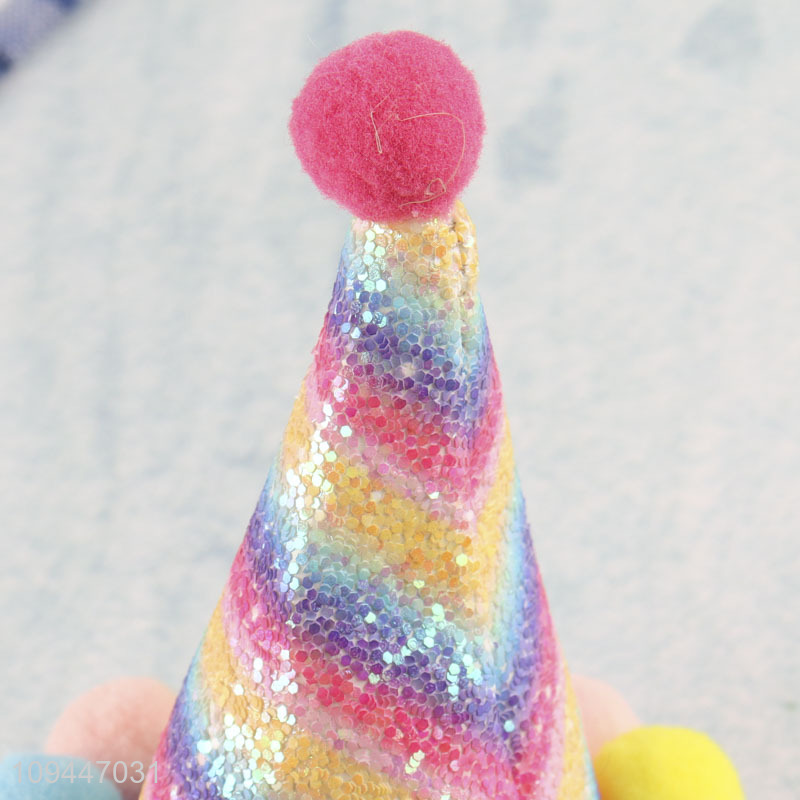 Hot items colorful pet birthday hat for sale
